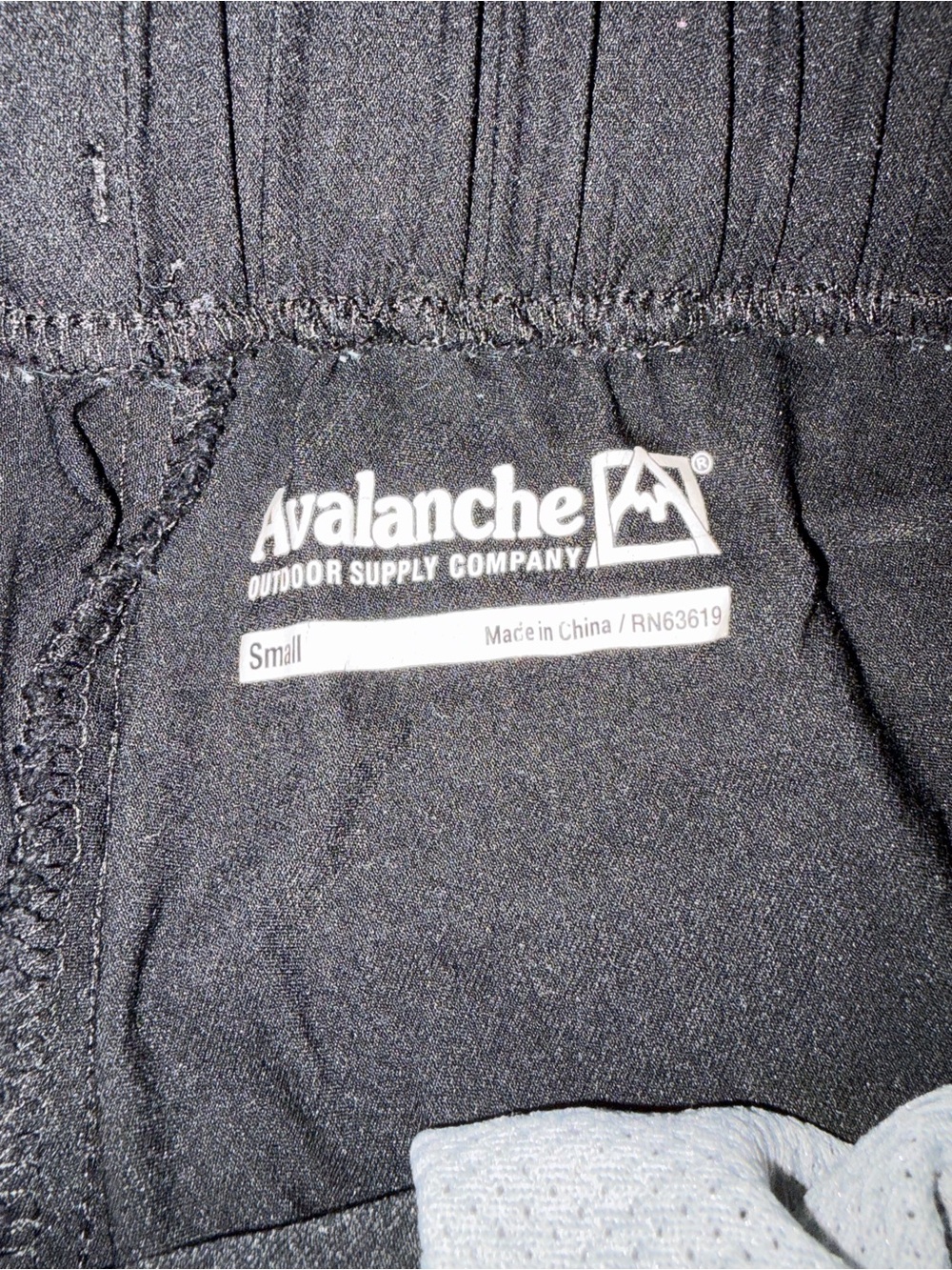 Women’s Avalanche black shorts - Picture 3 of 3